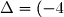 \Delta=(-4)^2-4\times 1\times 5=16-20=-4=(2i)^2